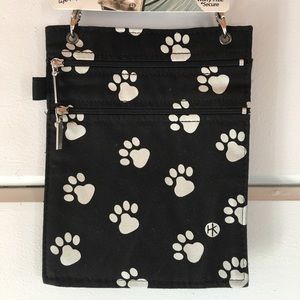 The Hip Klip - Black and White Paw Print